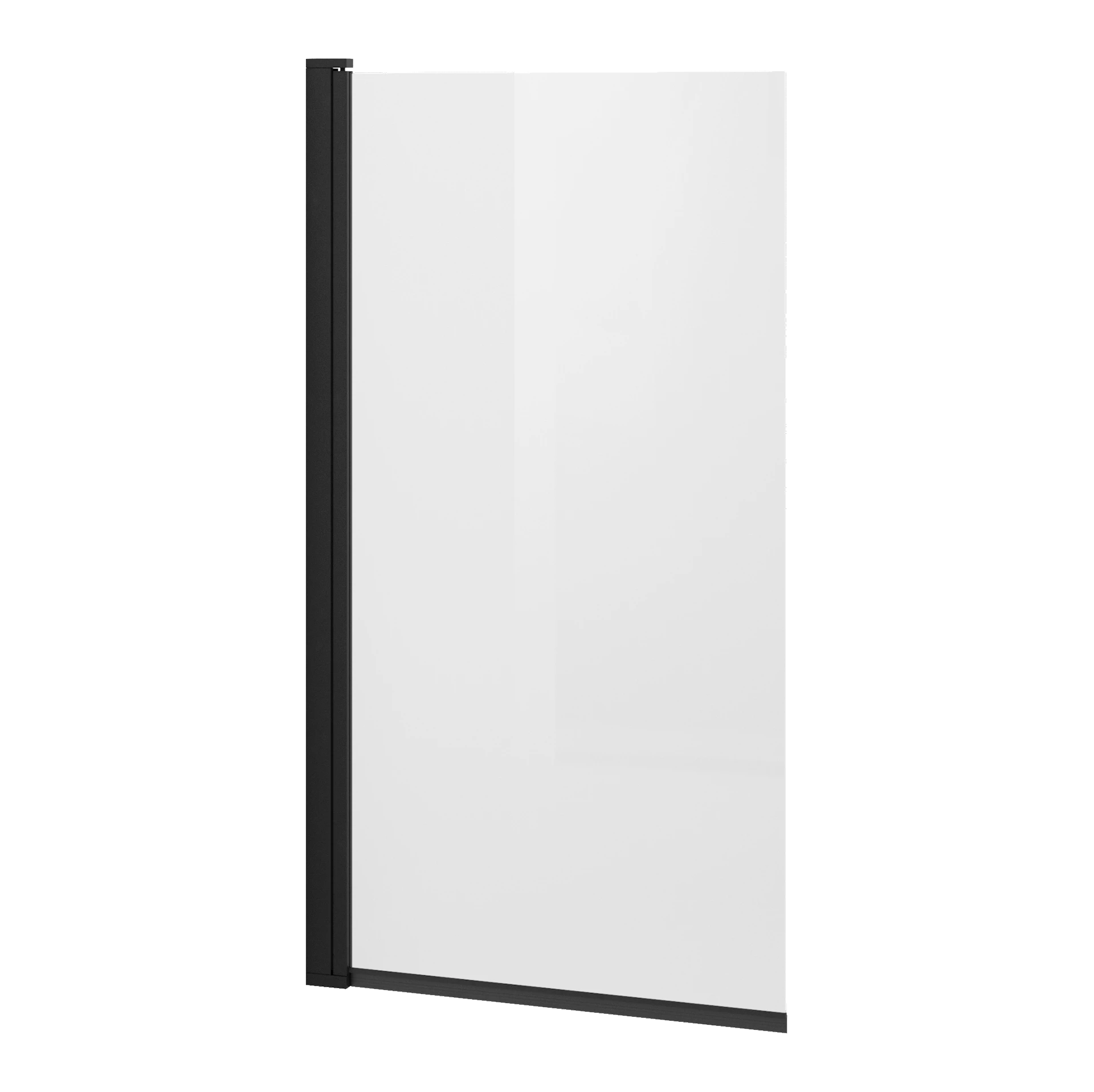 NRF6312953 - LIAM badekarsvegg, sort/klart - 