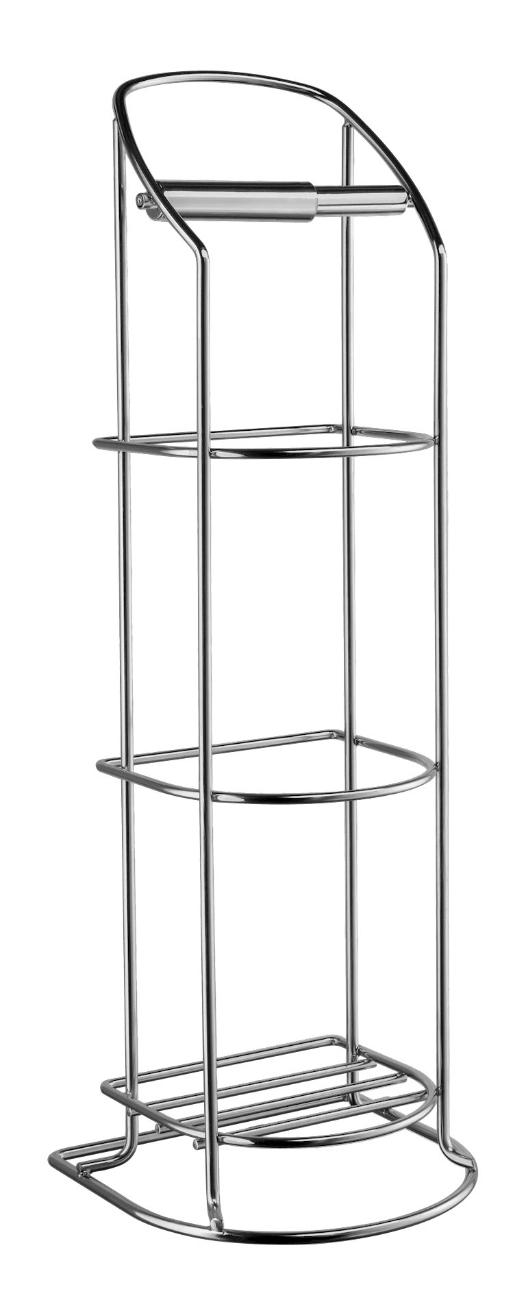 ARTBK1220 - Beslagsboden toalett-/reserverullholder, krom - 