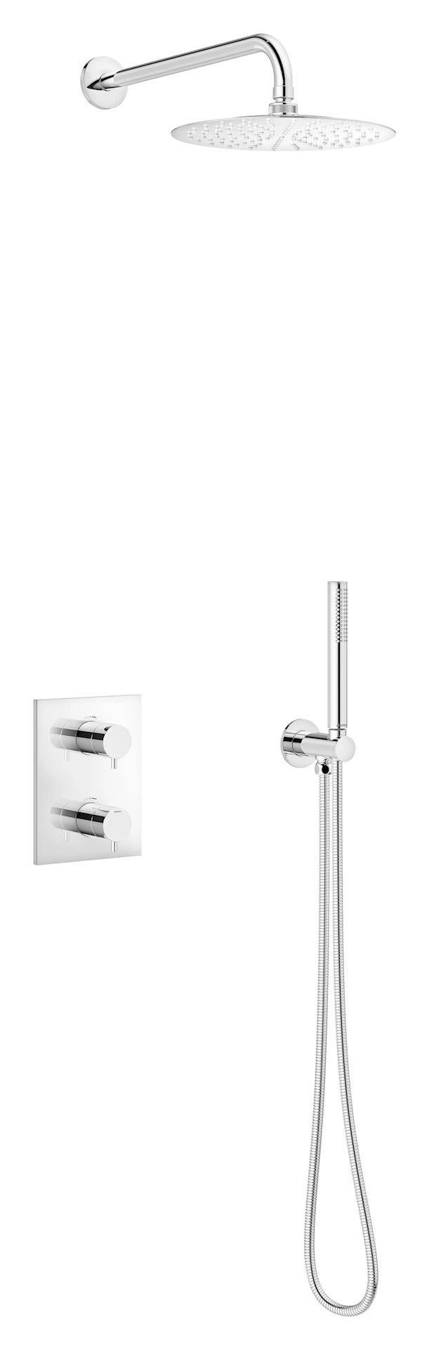 ART5716100 - Silhouet takdusj for innbygging, krom - 